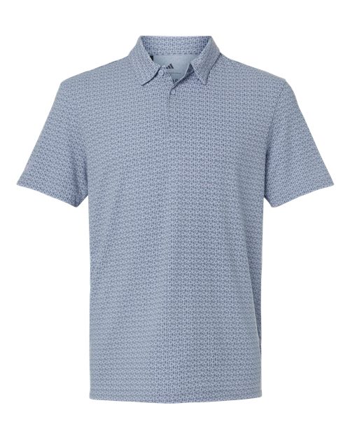 Men's Blended Printed Polo - 12485