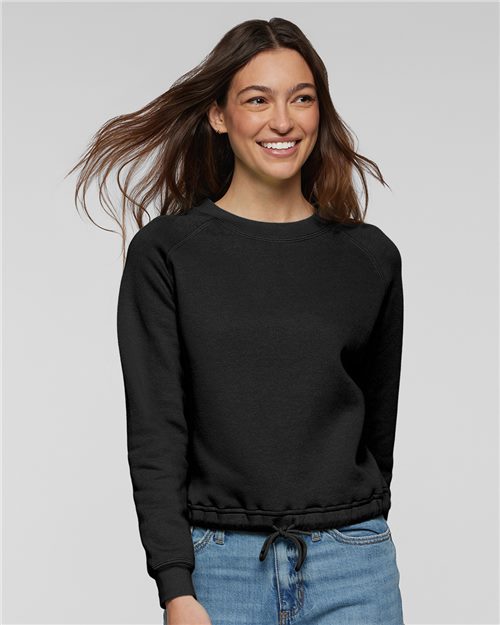 Women's Relaxed 3-End Boxy Fleece Crewneck Sweatshirt - 11656
