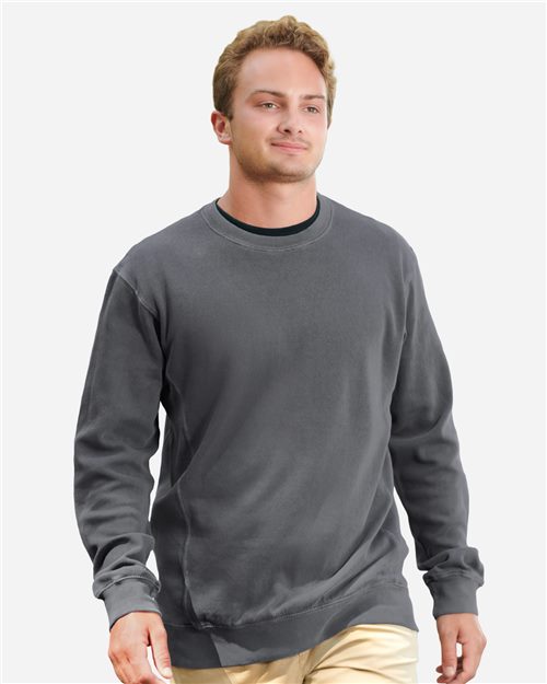 Unisex Pigment-Dyed Fleece Crewneck Sweatshirt - 11765
