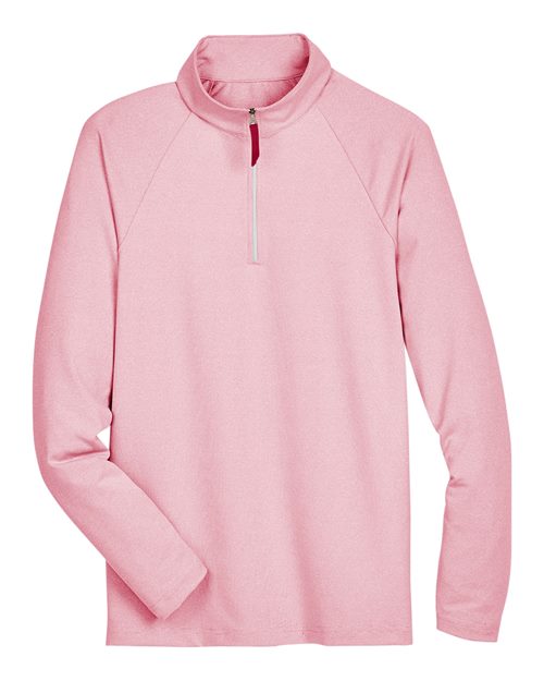 Men's CrownLux Performance® Clubhouse Micro-Stripe Quarter-Zip Pullover - 13184