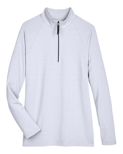 Women's CrownLux Performance® Clubhouse Micro-Stripe Quarter-Zip Pullover - 13187