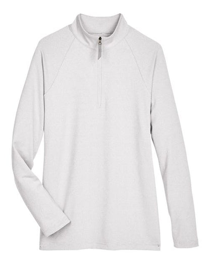 Women's CrownLux Performance® Clubhouse Micro-Stripe Quarter-Zip Pullover - 13187