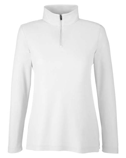 Women's Fusion ChromaSoft™ Pique Quarter-Zip Pullover - 13205