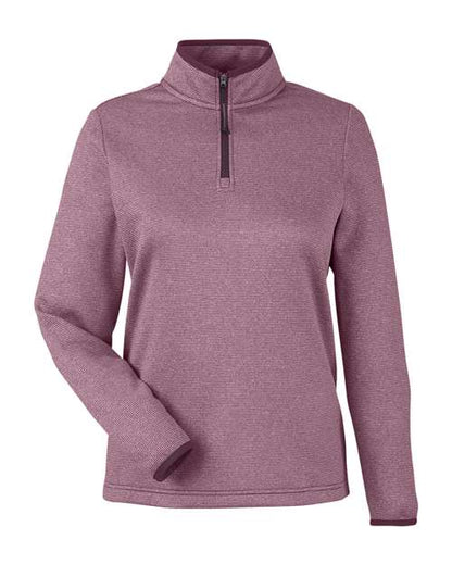 Women's Venture Heathered Stripe Quarter-Zip Pullover - 13267