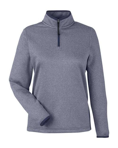 Women's Venture Heathered Stripe Quarter-Zip Pullover - 13267