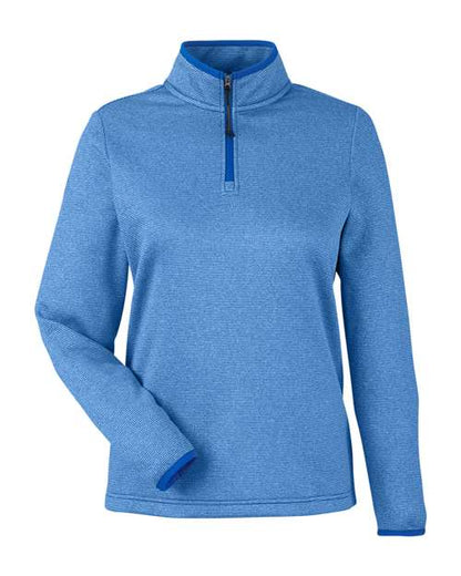 Women's Venture Heathered Stripe Quarter-Zip Pullover - 13267