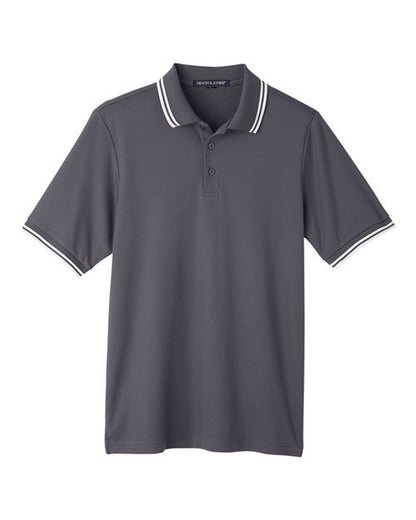 Men's CrownLux Performance® Plaited Tipped Polo - 13273