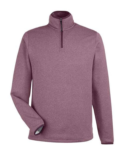 Men's Venture Heathered Stripe Quarter-Zip Pullover - 13283