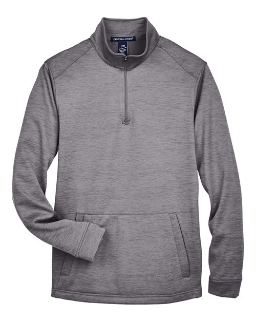 Men's Newbury Mélange Fleece Quarter-Zip Pullover - 13300