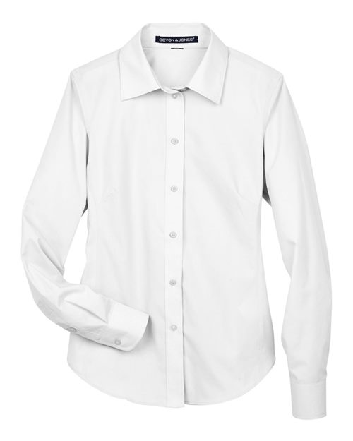 Women's Crown Collection® Broadcloth Woven Dress Shirt - 13316