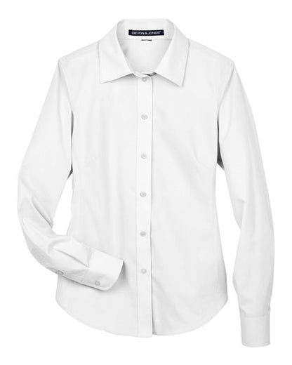 Women's Crown Collection® Broadcloth Woven Dress Shirt - 13316