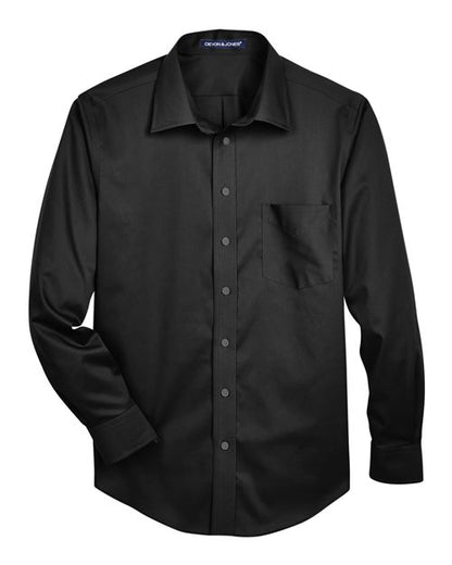 Men's Tall Crown Collection® Solid Stretch Twill Woven Dress Shirt - 13336