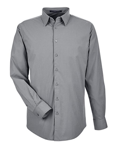 Men's CrownLux Performance® Tonal Mini Check Woven Dress Shirt - 13343