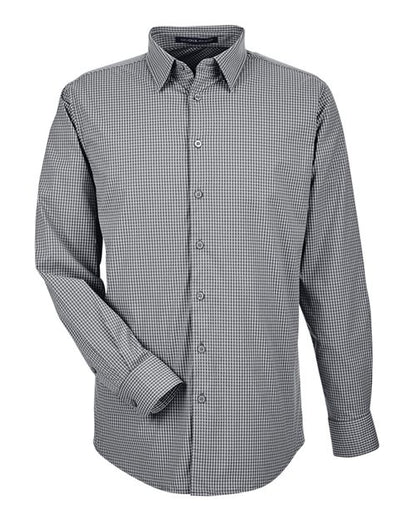 Men's CrownLux Performance® Tonal Mini Check Woven Dress Shirt - 13343