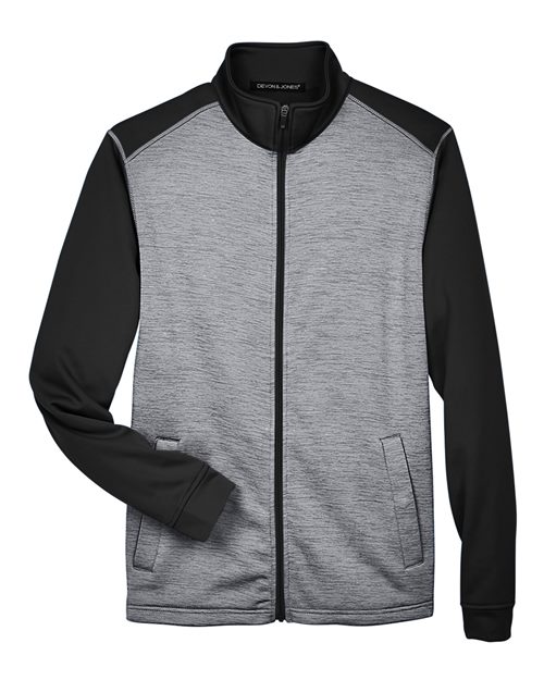 Men's Newbury Colorblock Mélange Fleece Full-Zip jacket - 13370