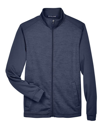 Men's Newbury Colorblock Mélange Fleece Full-Zip jacket - 13370