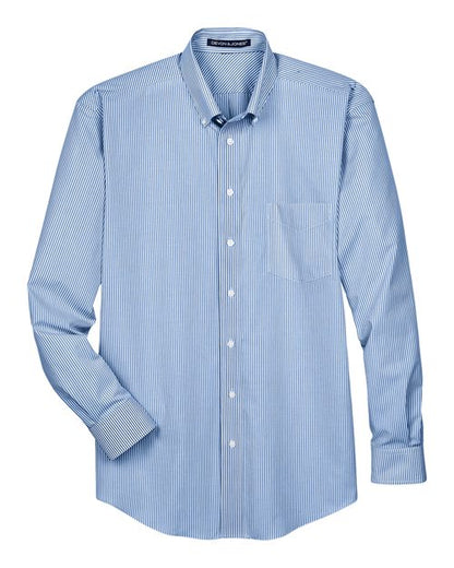 Men's Crown Collection® Banker Stripe Woven Dress Shirt - 13385