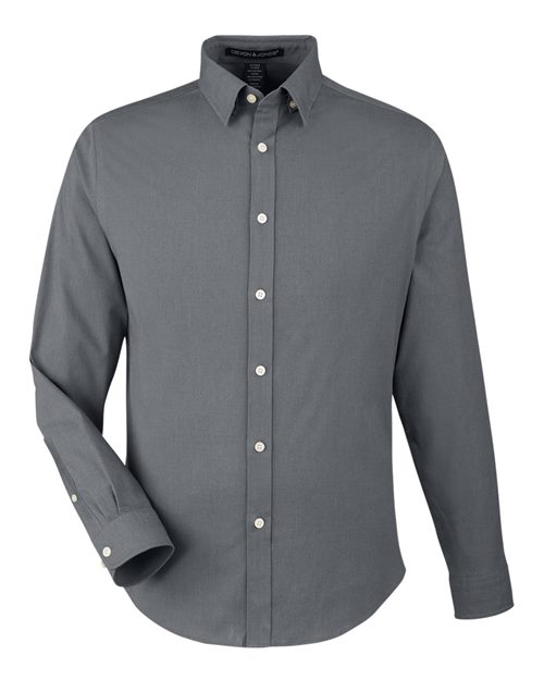Men's CrownLux Performance® Spencer Poplin Dress Shirt - 13398