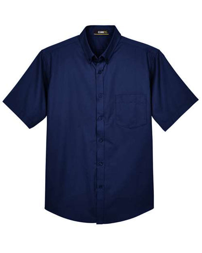 Men's Tall Optimum Short Sleeve Twill Dress Shirt - 13462