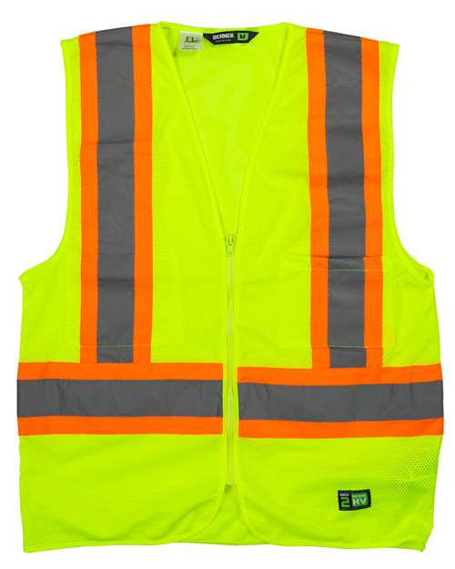 Men's Hi-Vis Class 2 Multi-Color Vest - 13496
