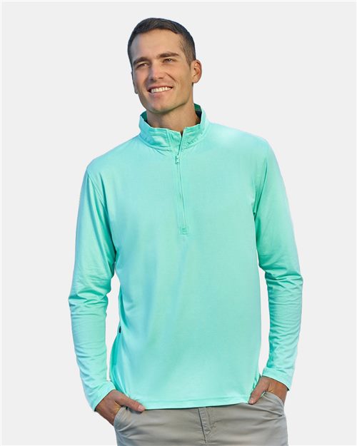 Men's Saltwater Quarter-Zip Pullover - 12026