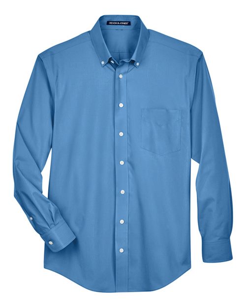 Men's Tall Crown Collection® Broadcloth Woven Dress Shirt - 13635