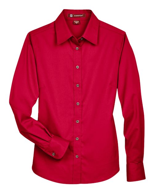 Women's Easy Blend™ Long Sleeve Twill Dress Shirt with Stain-Release - 13841
