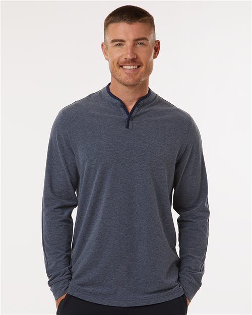 Men's Henley Long Sleeve T-Shirt - 12192