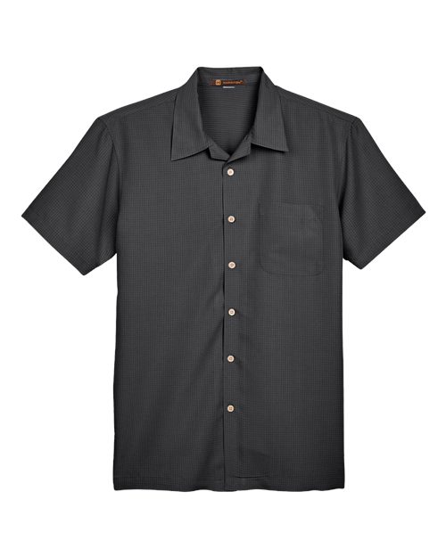 Men's Barbados Textured Camp Shirt - 13852