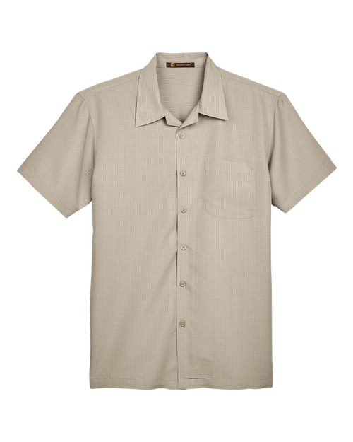 Men's Barbados Textured Camp Shirt - 13852