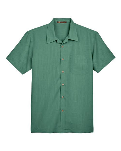 Men's Barbados Textured Camp Shirt - 13852