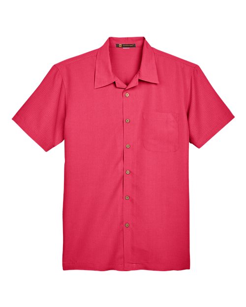 Men's Barbados Textured Camp Shirt - 13852