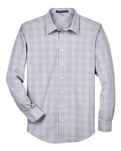 Men's Crown Collection® Glen Plaid Woven Dress Shirt - 13913