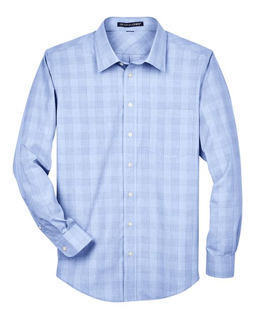 Men's Crown Collection® Glen Plaid Woven Dress Shirt - 13913
