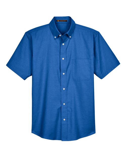 Men's Oxford Short Sleeve with Stain-Release - 13955