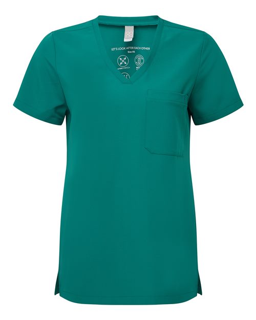 Women's Limitless V-Neck Stretch Scrub Top - 14052