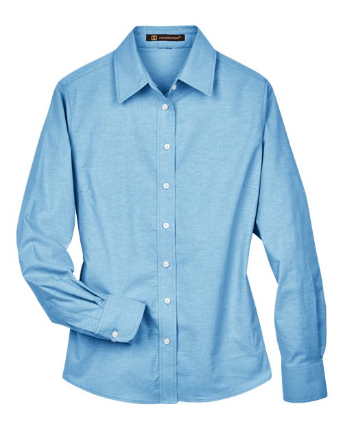 Women's Long Sleeve Oxford Dress Shirt - 14204