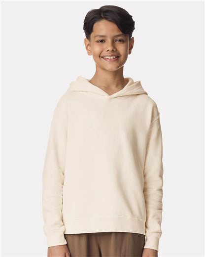 Youth Garment-Dyed Lightweight Fleece Hooded Sweatshirt - 12441