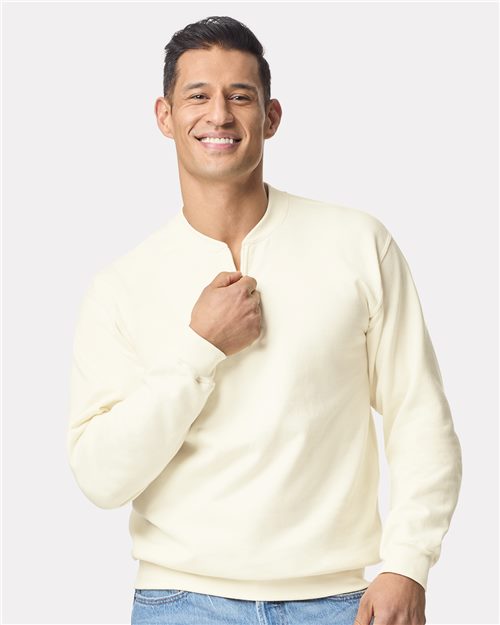 Unisex Softstyle® Midweight 1/4 Zip Sweatshirt - 12465