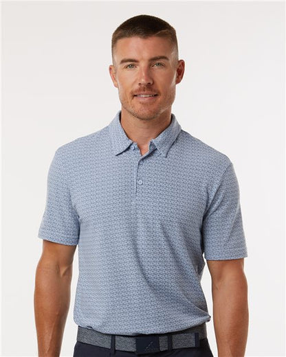 Men's Blended Printed Polo - 12485
