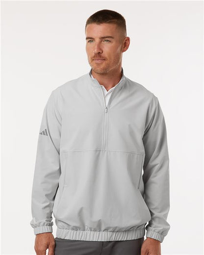 Men's Stretch Woven Half-Zip Pullover - 12491