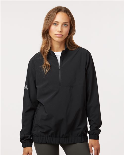 Women's Stretch Woven Half-Zip Pullover - 12492
