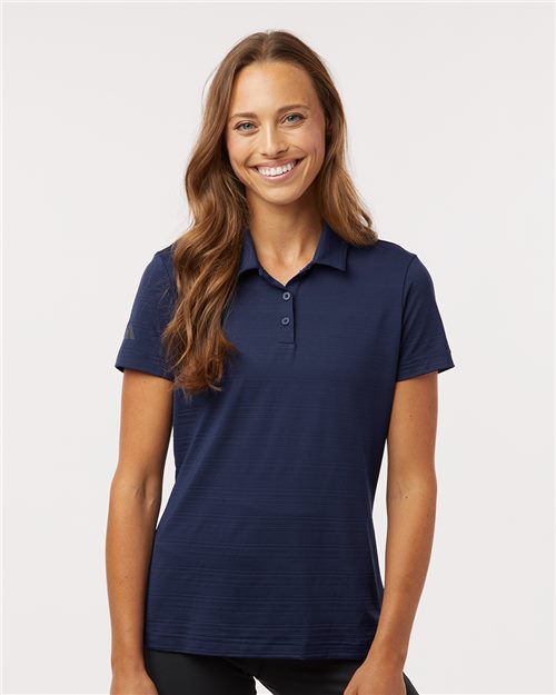 Women's Textured Stripe Polo - 12494