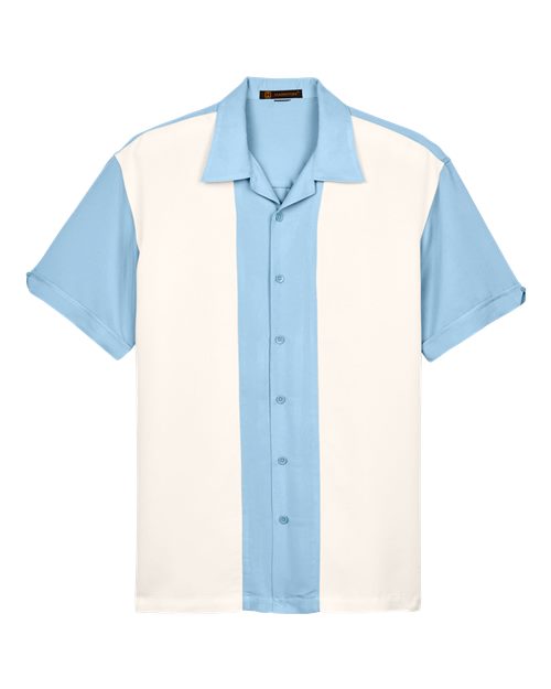 Men's Two-Tone Camp Shirt - 14440