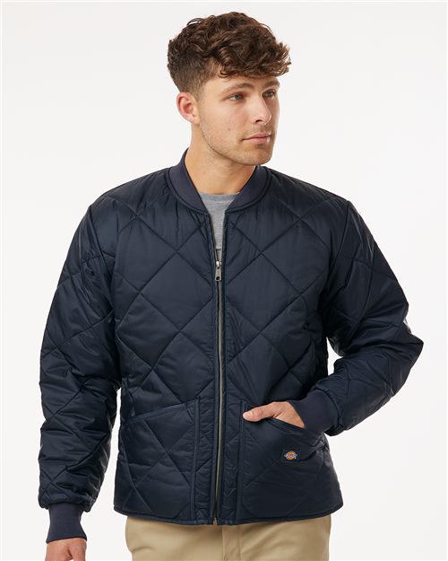 Men's Diamond Quilted Jacket - 12631