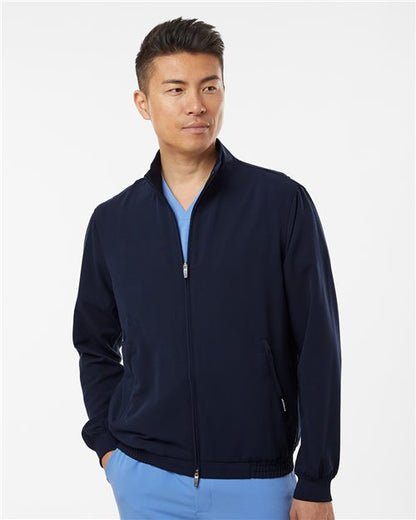 Men's Wolfe Everyday Full-Zip 6-Pocket Scrub Jacket - 12641