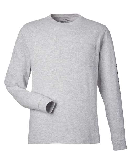 Unisex Long Sleeve Pocket T-Shirt - 15370