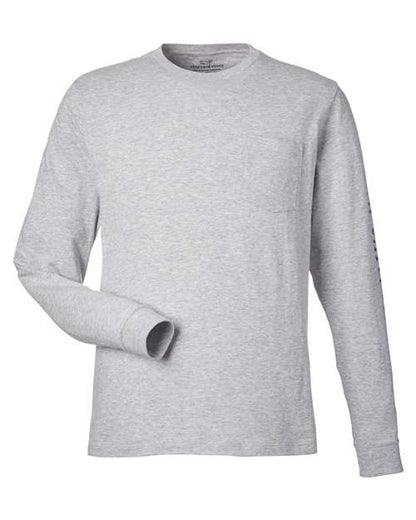 Unisex Long Sleeve Pocket T-Shirt - 15370
