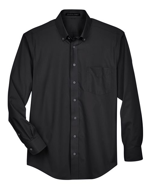 Men's Crown Collection® Broadcloth Woven Dress Shirt - 15658