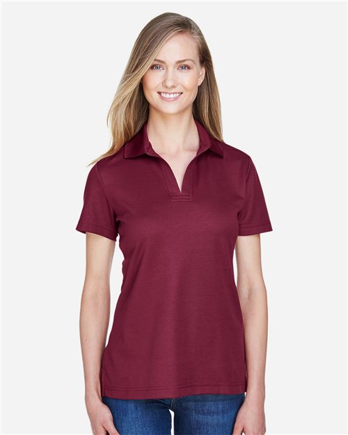 Women's CrownLux Performance® Plaited Polo - 13217